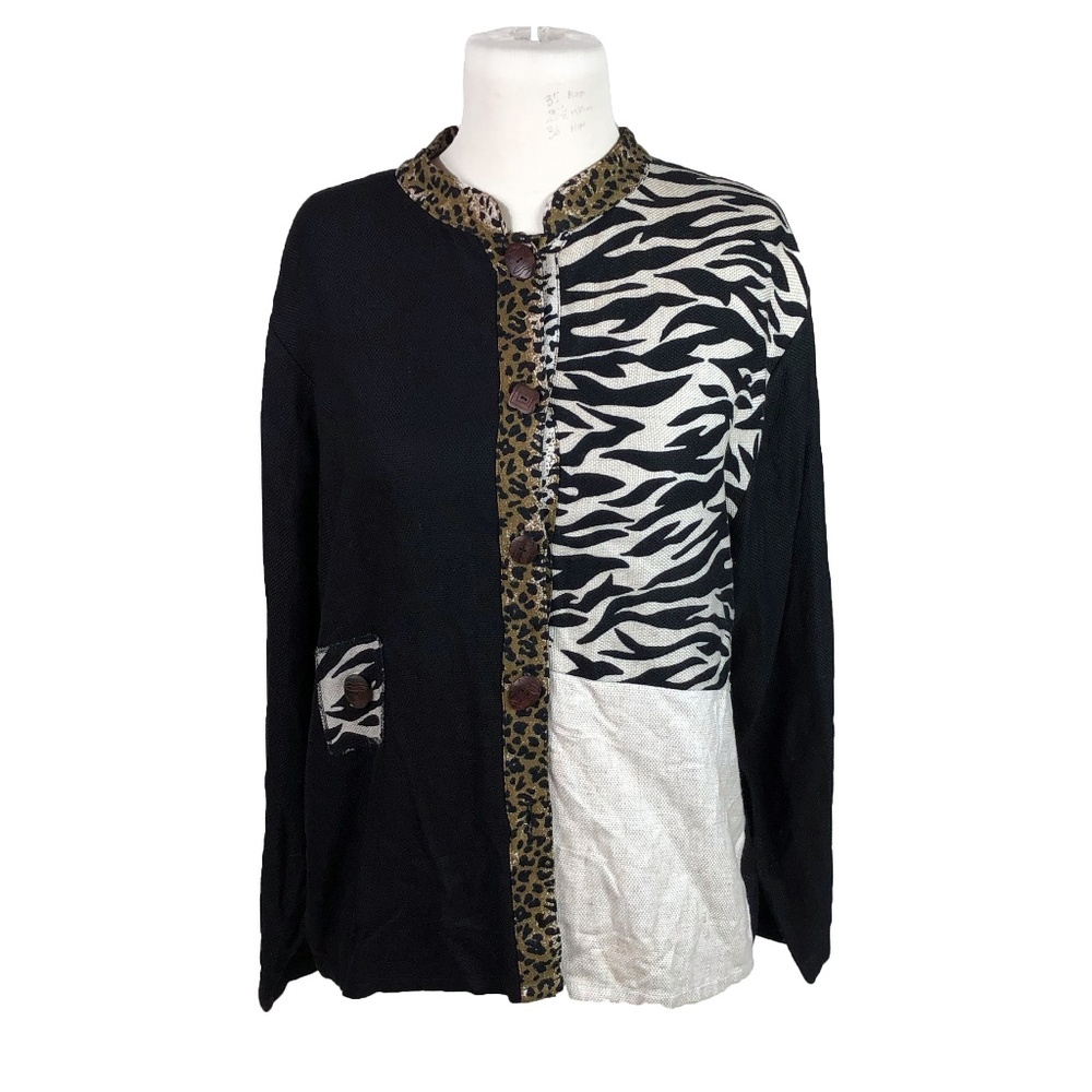 Asian Creations L Large Jacket Art to Wear Boho
